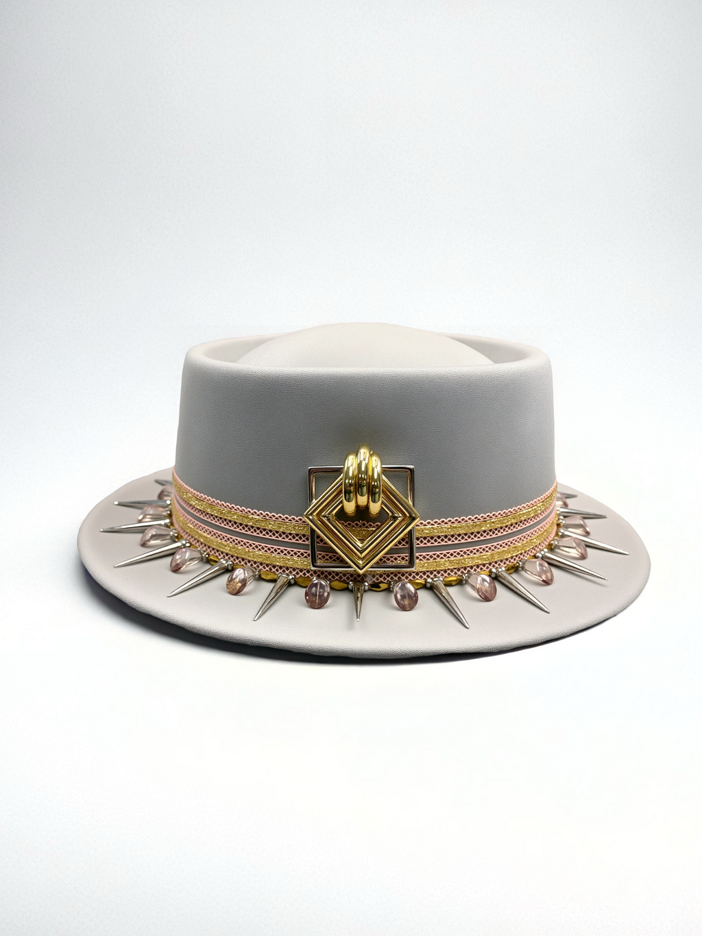 Light Up The Night — wool felt fedora by Left Turn Hat Co, alternate angle