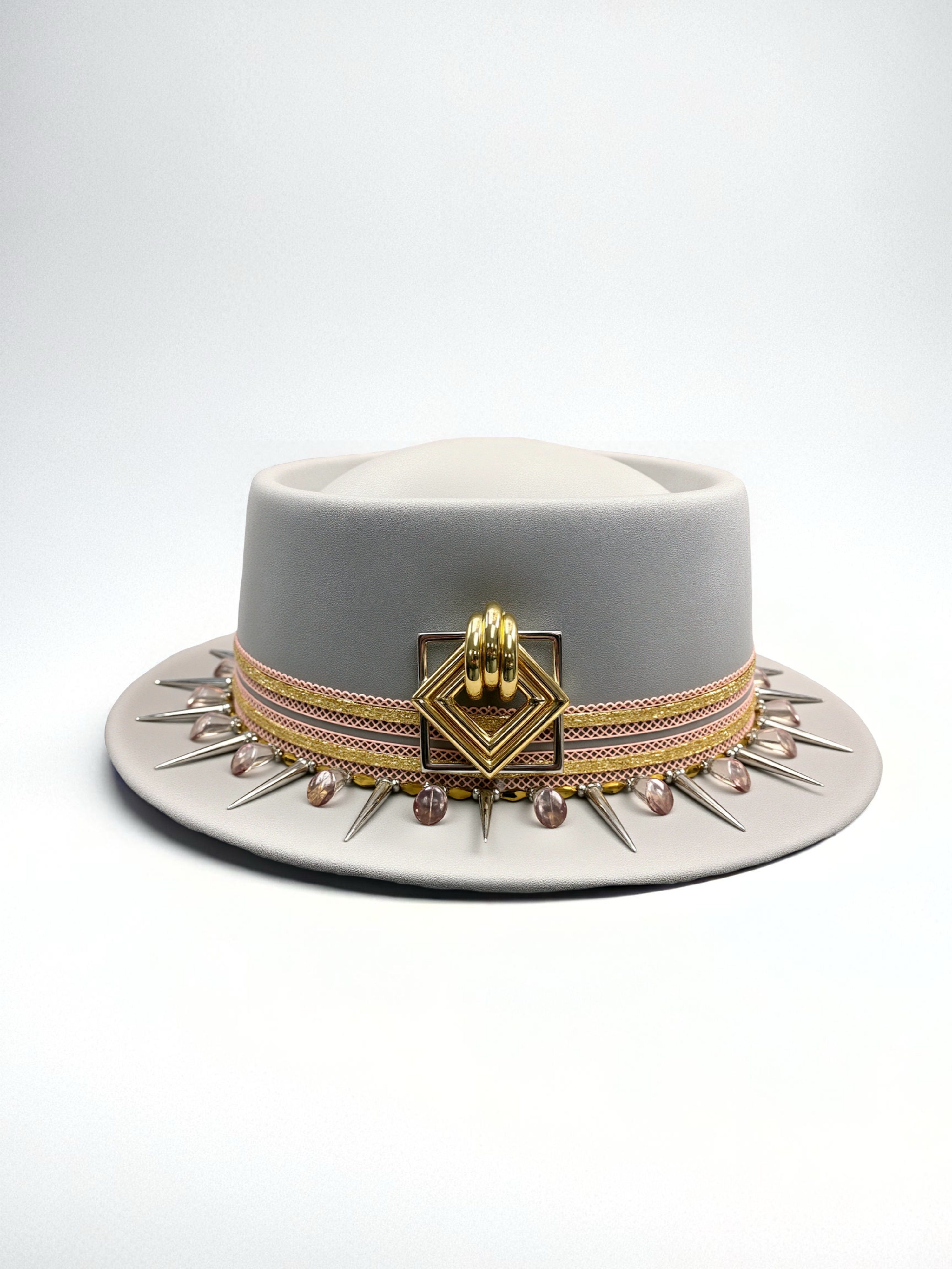 Light Up The Night — wool felt fedora by Left Turn Hat Co, alternate angle