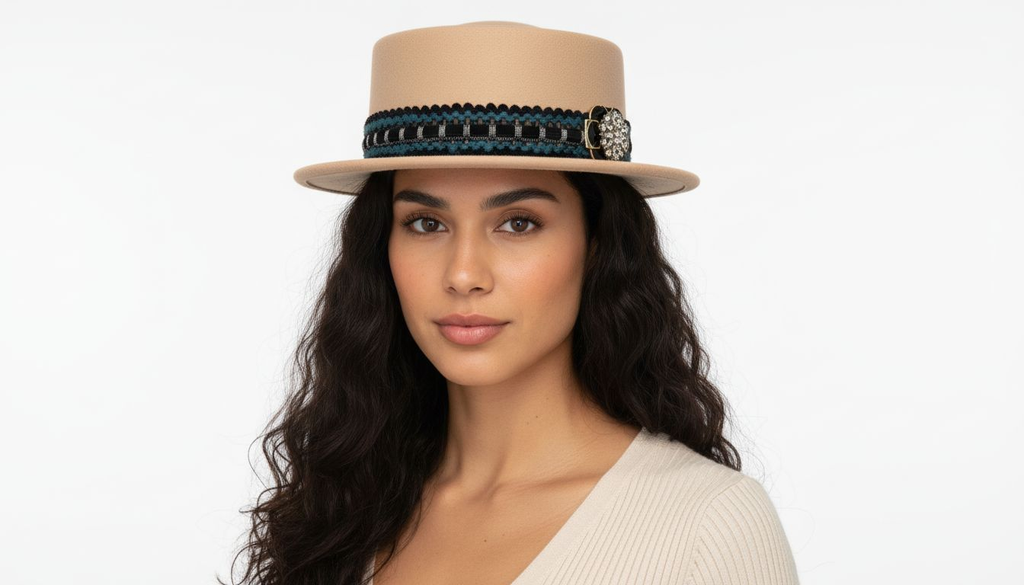 Better Late Than Never — wool felt fedora by Left Turn Hat Co, alternate angle