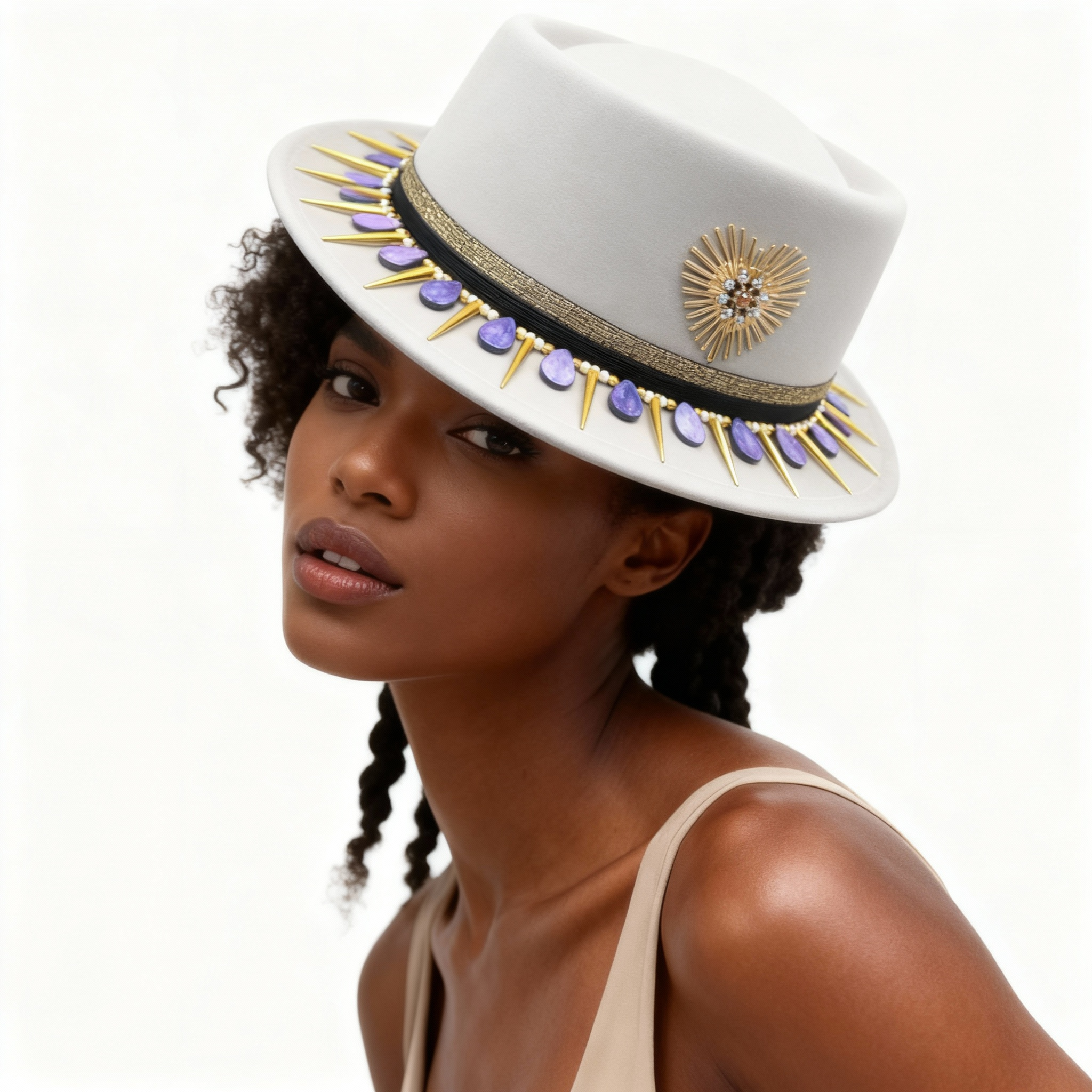 Drunk In Love — wool felt fedora by Left Turn Hat Co, alternate angle