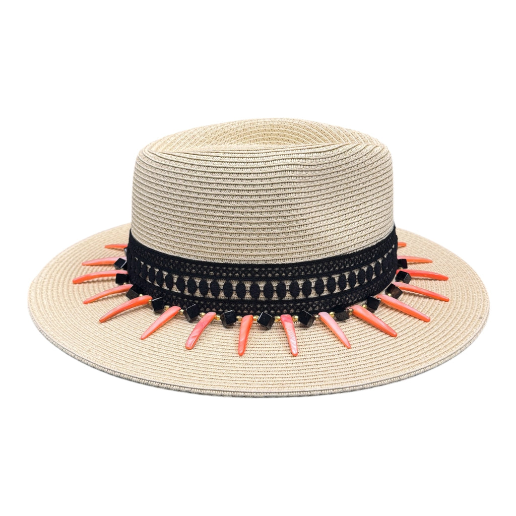 Handle With Attitude — wool felt fedora by Left Turn Hat Co, styled on model