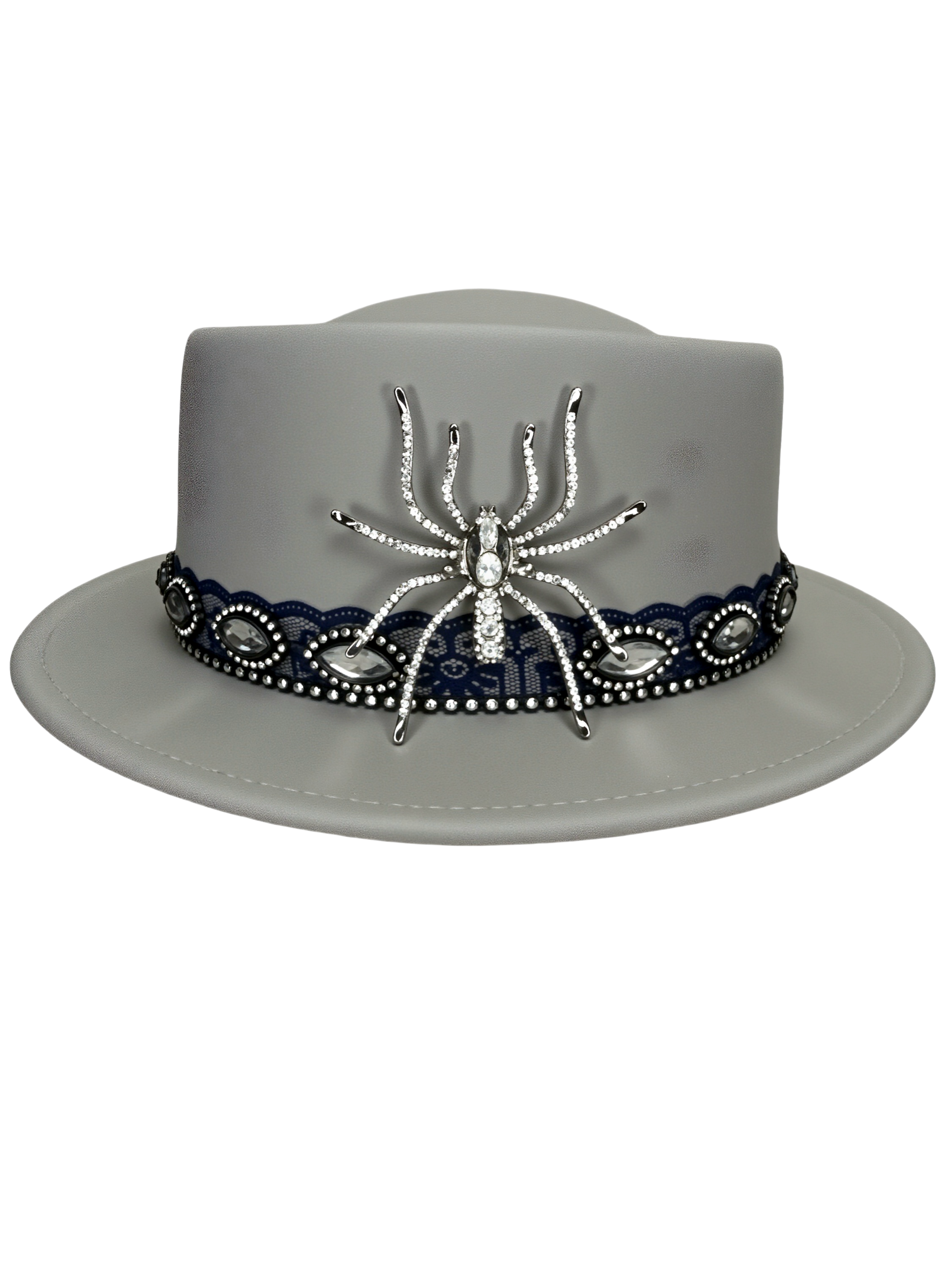 You Give Me Bumps — wool felt fedora by Left Turn Hat Co, side profile