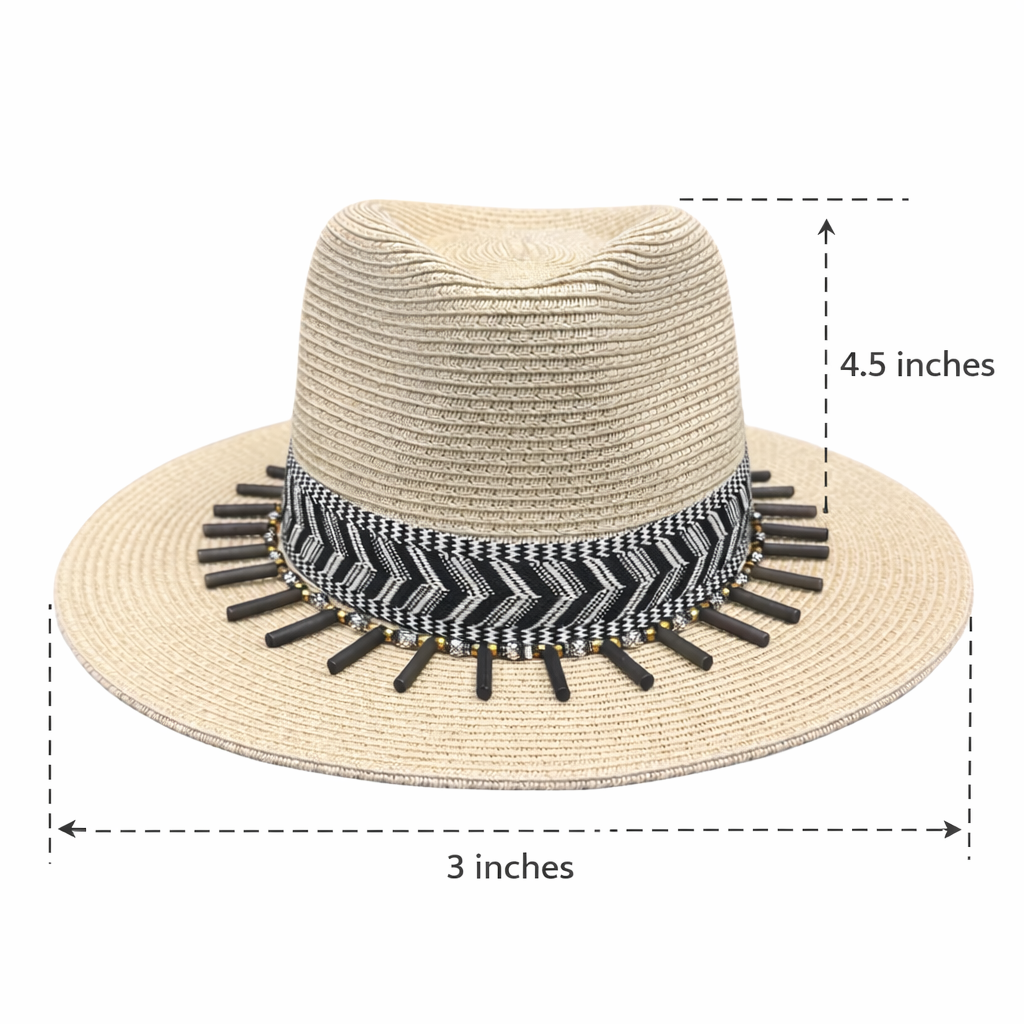 Born Wild — handcrafted straw fedora by Left Turn Hat Co, lifestyle shot