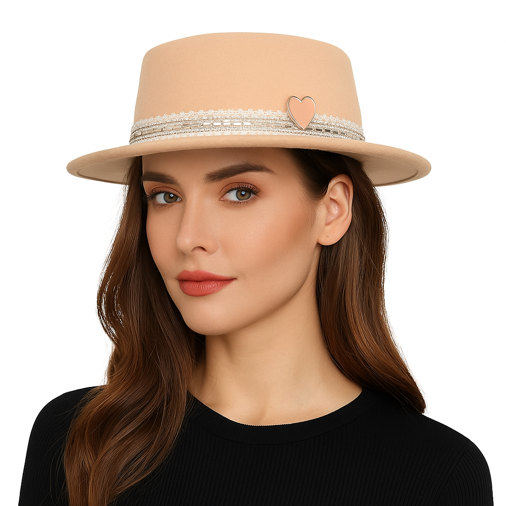 All In — wool felt fedora by Left Turn Hat Co, alternate angle