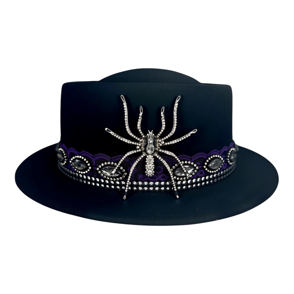 You Give Me Bumps — wool felt fedora by Left Turn Hat Co, front view