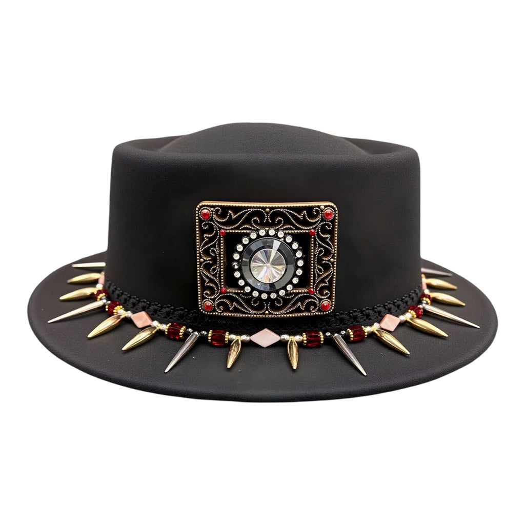 Queen's Gambit — wool felt fedora by Left Turn Hat Co, front view