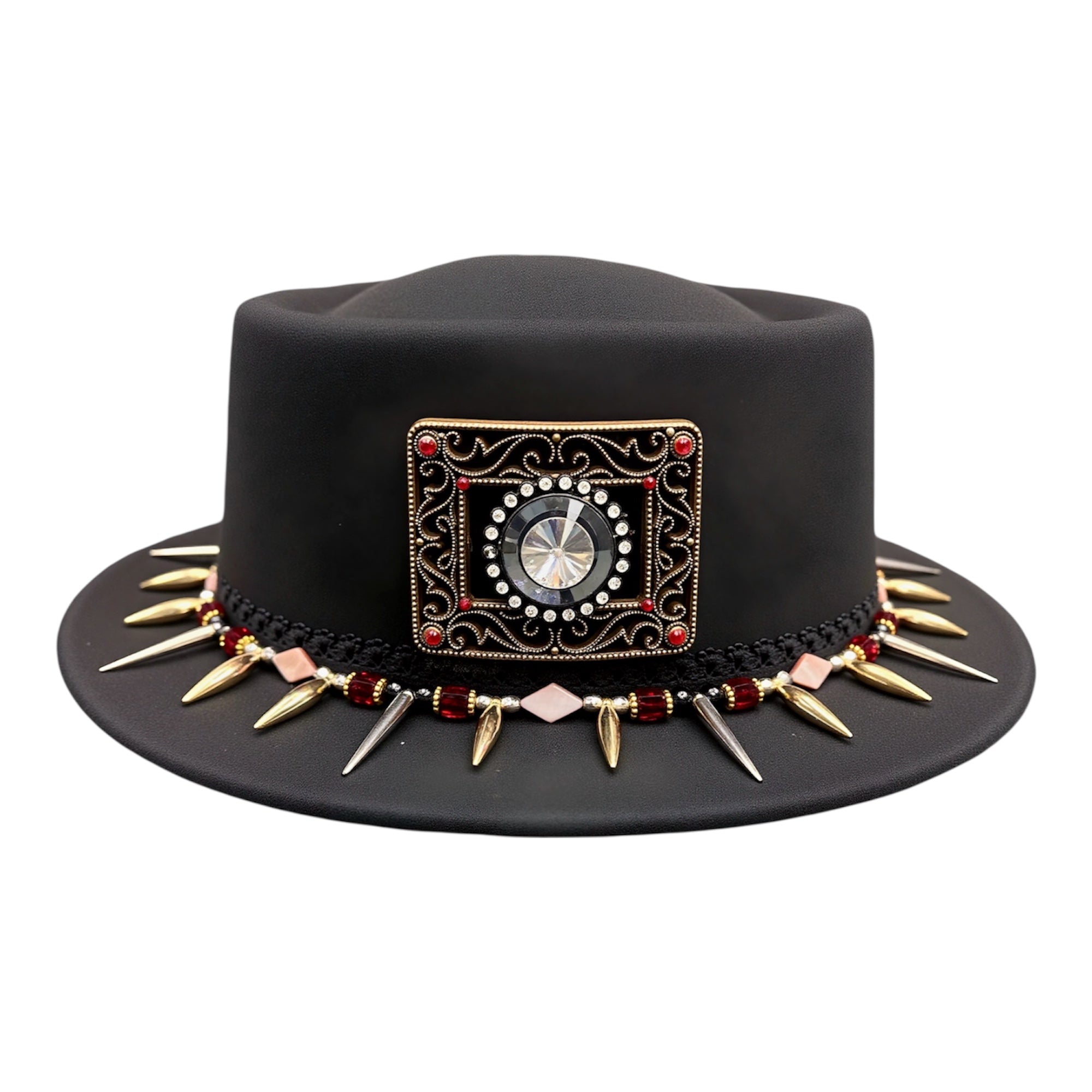 Queen's Gambit — wool felt fedora by Left Turn Hat Co, front view