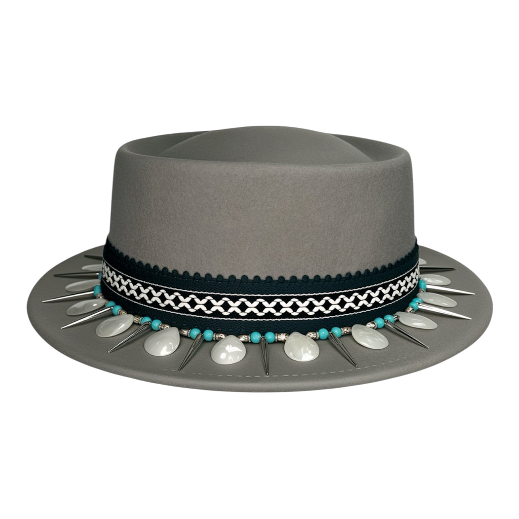 I Got That! — wool felt fedora by Left Turn Hat Co, front view