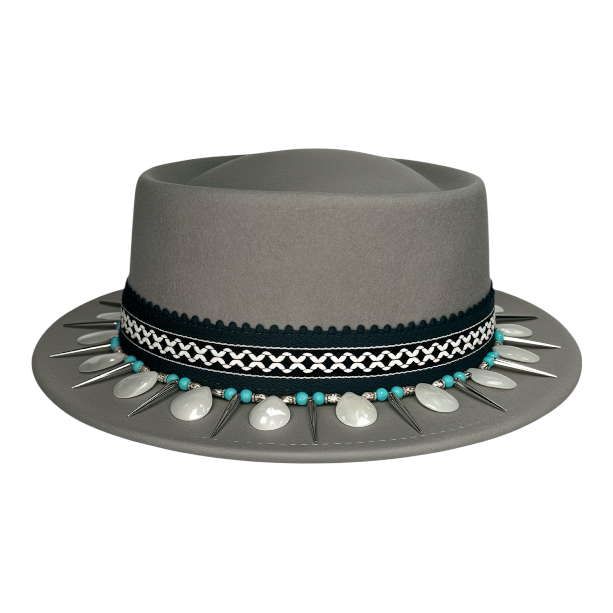 I Got That! — wool felt fedora by Left Turn Hat Co, front view